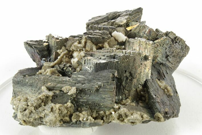 Tabular Arsenopyrite Crystals With Siderite - Portugal #239767